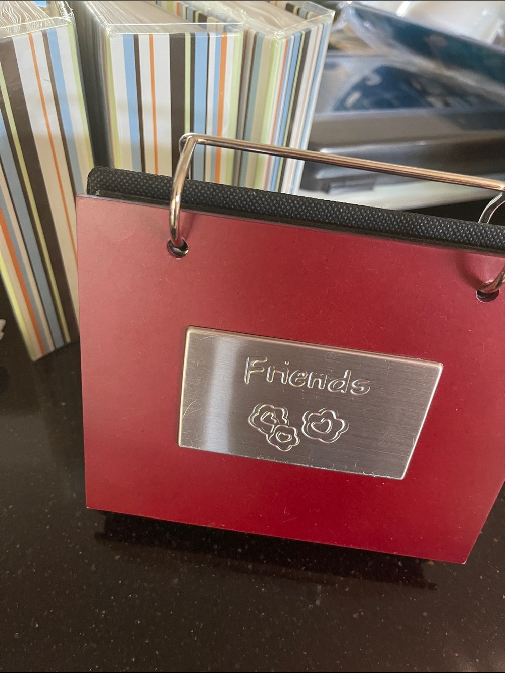 Friends Red Decorative Photo or Recipe Album - Unbranded